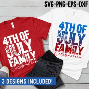 Famille 4 juillet 2025 SVG PNG, chemise de famille américaine, Png patriotique, jour de l'indépendance, famille du 4 juillet, famille assortie