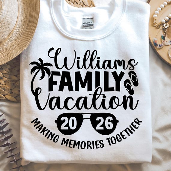 Family Vacation 2026 SVG, Summer Vacation Png, Beach Svg, Summer Vacay, Family Vacation Shirt, Svg Files For Cricut