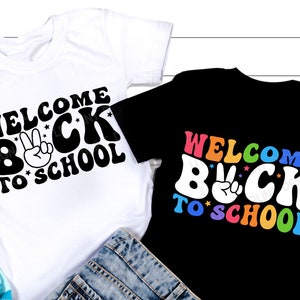 Welcome Back To School Svg, 1st day of school Svg, First School Day Gift, Retro School Teacher Shirt, Svg Files For Cricut