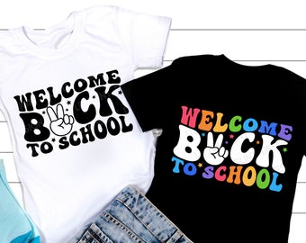Welcome Back To School Svg, 1st day of school Svg, First School Day Gift, Retro School Teacher Shirt, Svg Files For Cricut