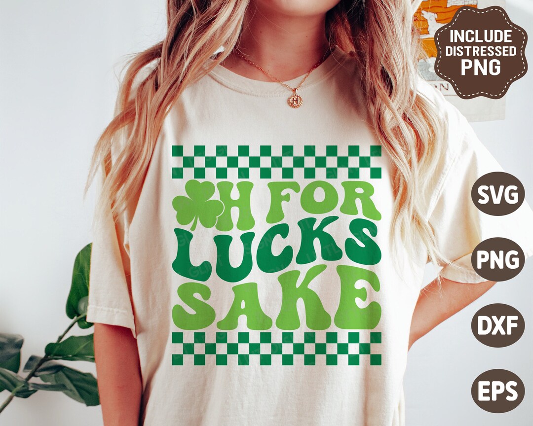 Green Stripe Oh for Lucks Sake St Patricks Day Short Sleeve Sweater main image 1