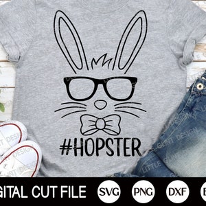 Easter Svg, Bunny Hopster, Happy Easter Svg, Easter Bunny Svg, Svg Easter, Christian Svg, Rabbit Svg, Dxf, Svg Files For Cricut, Silhouette