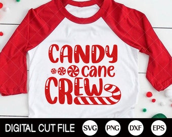 Merry Christmas SVG, Christmas Svg, Candy Cane Crew SVG, Candy Cane Svg, Christmas Shirt, Candy Png, DXF, Svg files for Cricut, Silhouette