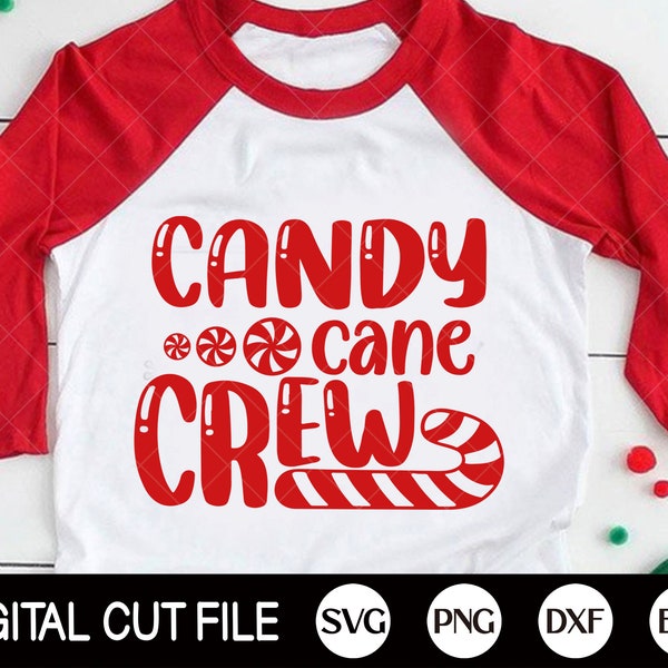 Merry Christmas SVG, Christmas Svg, Candy Cane Crew SVG, Candy Cane Svg, Christmas Shirt, Candy Png, DXF, Svg files for Cricut, Silhouette