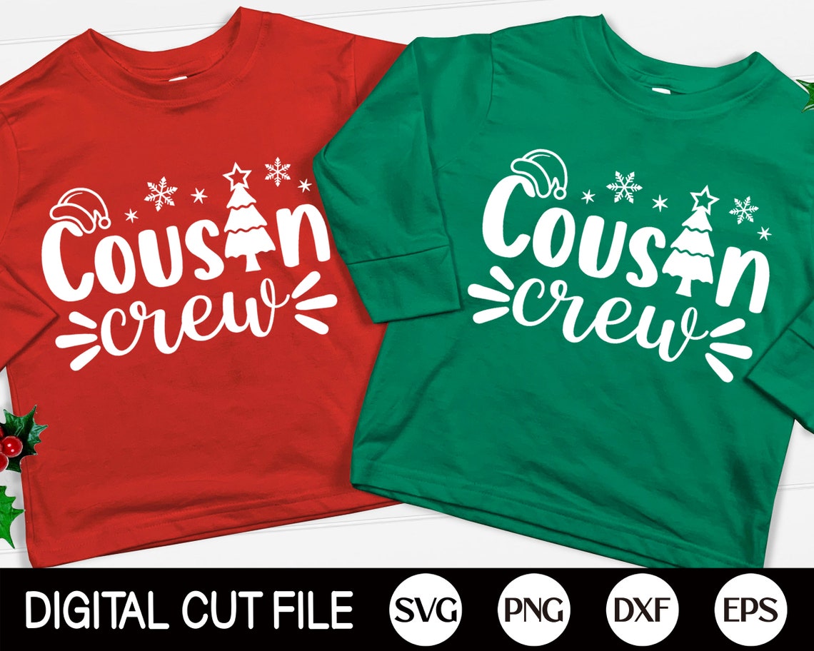 Christmas Cousin Crew SVG Family Christmas SVG Christmas  Etsy