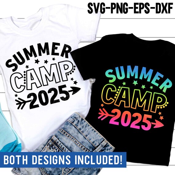 Summer Camp 2025 SVG, Camping Svg, Summer Quote Svg, Summer Vacation Shirt, Camp Life Png, Svg Files For Cricut