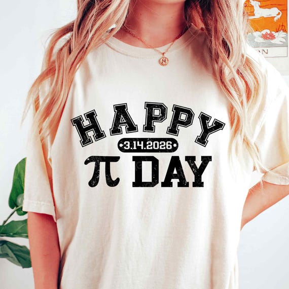 Happy Pi Day 2026 SVG, Pi Day Shirt, Pi Day Gifts, Math Teachers Svg, Elementary Teacher Shirt, Sublimation Png, Svg Files For Cricut