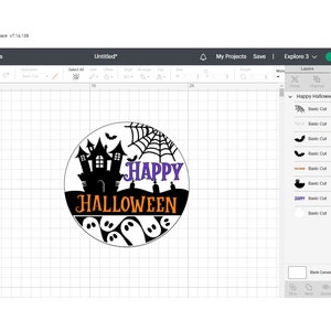 Halloween Welcome Sign Bundle, Halloween Door Hanger SVG, Ghost Svg, Spider Svg, Boo Svg, Happy Halloween Sign Svg, Glowforge Laser Cut File image 9