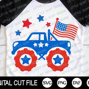Fourth of July Svg, Merica Svg, Truck Svg, Memorial day, Independence day, America Cut Files, 4th of July Svg, Dxf, Svg Files For Cricut