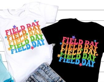 Feldtag Spaß Tag SVG, Feldtag SVG, Retro Schulspieltag, Feldtag Lehrer Shirt, SVG-Dateien für Cricut
