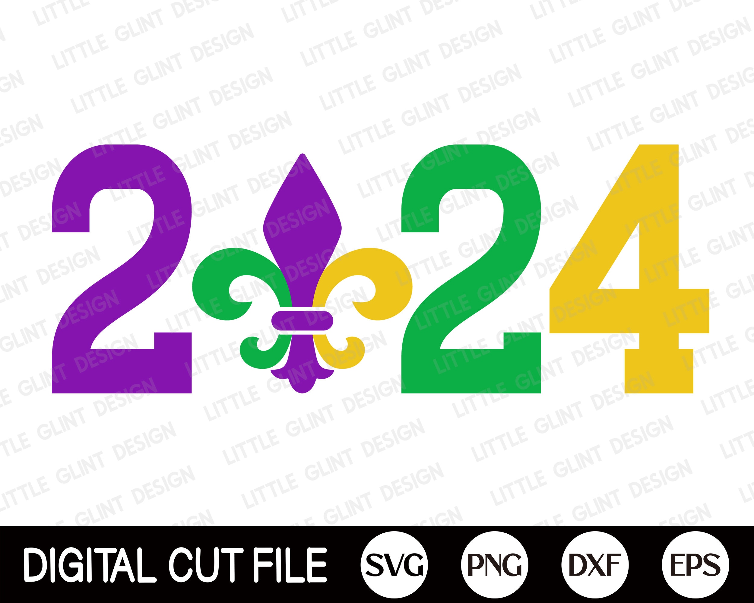 2024 Mardi Gras Svg 2024 Svg Mardi Gras Svg Mardi Gras png Etsy México