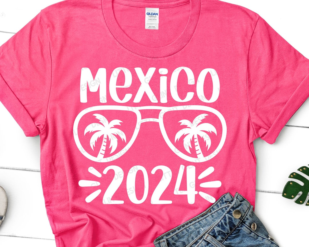 Mexico 2024 SVG, Cancun Holidays Svg, 2024 Svg, Mexico Summer Beach Svg