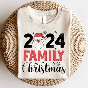 2024 Familie Weihnachten SVG, Weihnachten SVG, Urlaub Png, Frohe Weihnachten Familie Shirt Geschenk, SVG-Dateien für Cricut