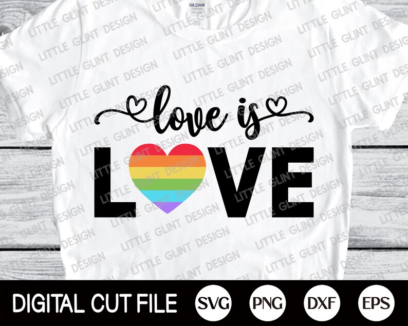 Gay Pride Svg Love is Love Svg Pride Svg Rainbow Svg LGBTQ - Etsy