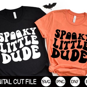 Spooky Little Dude SVG, Halloween Svg, Toddler Halloween SVG, Kids Fall Png, Boys Halloween T-Shirt, Png, Svg Files For Cricut image 3