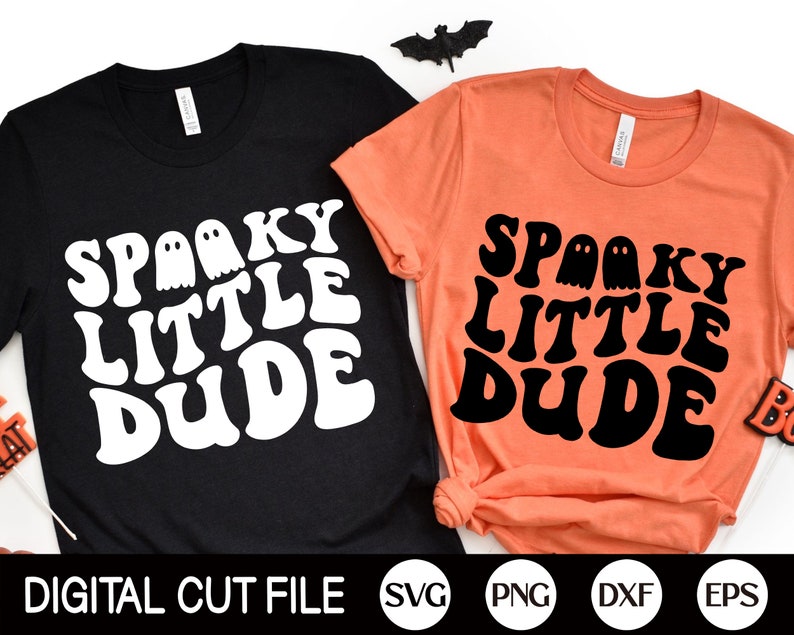 Spooky Little Dude SVG, Halloween Svg, Toddler Halloween SVG, Kids Fall Png, Boys Halloween T-Shirt, Png, Svg Files For Cricut image 3