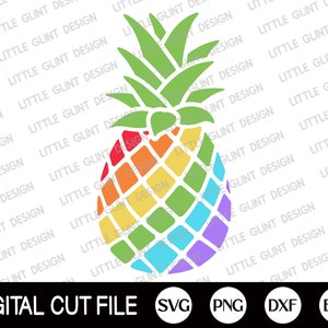Gay Pride Svg, LGBT Pineapple Svg, Pride Svg, Rainbow Svg, LGBTQ Svg, LGBT dag Clip Art, Lesbian Cut-bestand, Dxf, Png, Svg-bestanden voor Cricut