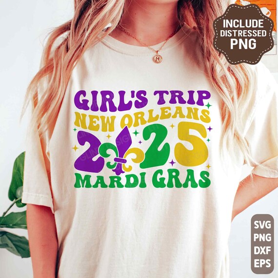 Funny Distressed Vintage Mardi Gras Nola Retro New Orleans T-Shirt Funny Distressed Vintage Mardi Gras Nola Retro New Orleans T-Shirt