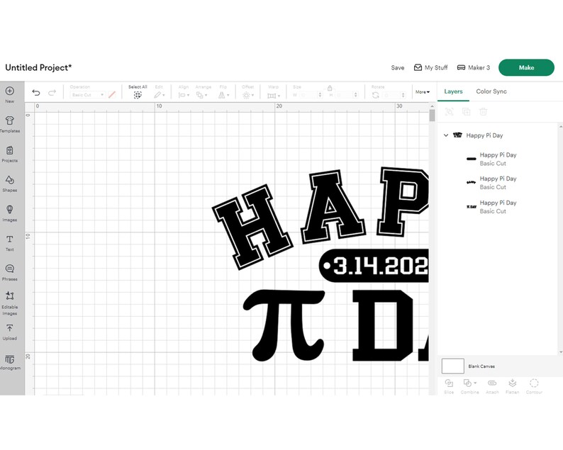 Pu&ograve; includere: Design digitale su sfondo a griglia bianca, con la scritta "HAPPY PI DAY" in grassetto, nero, carattere in stile collegiale. &Egrave; inclusa la data "3.14.202", insieme al simbolo pi.