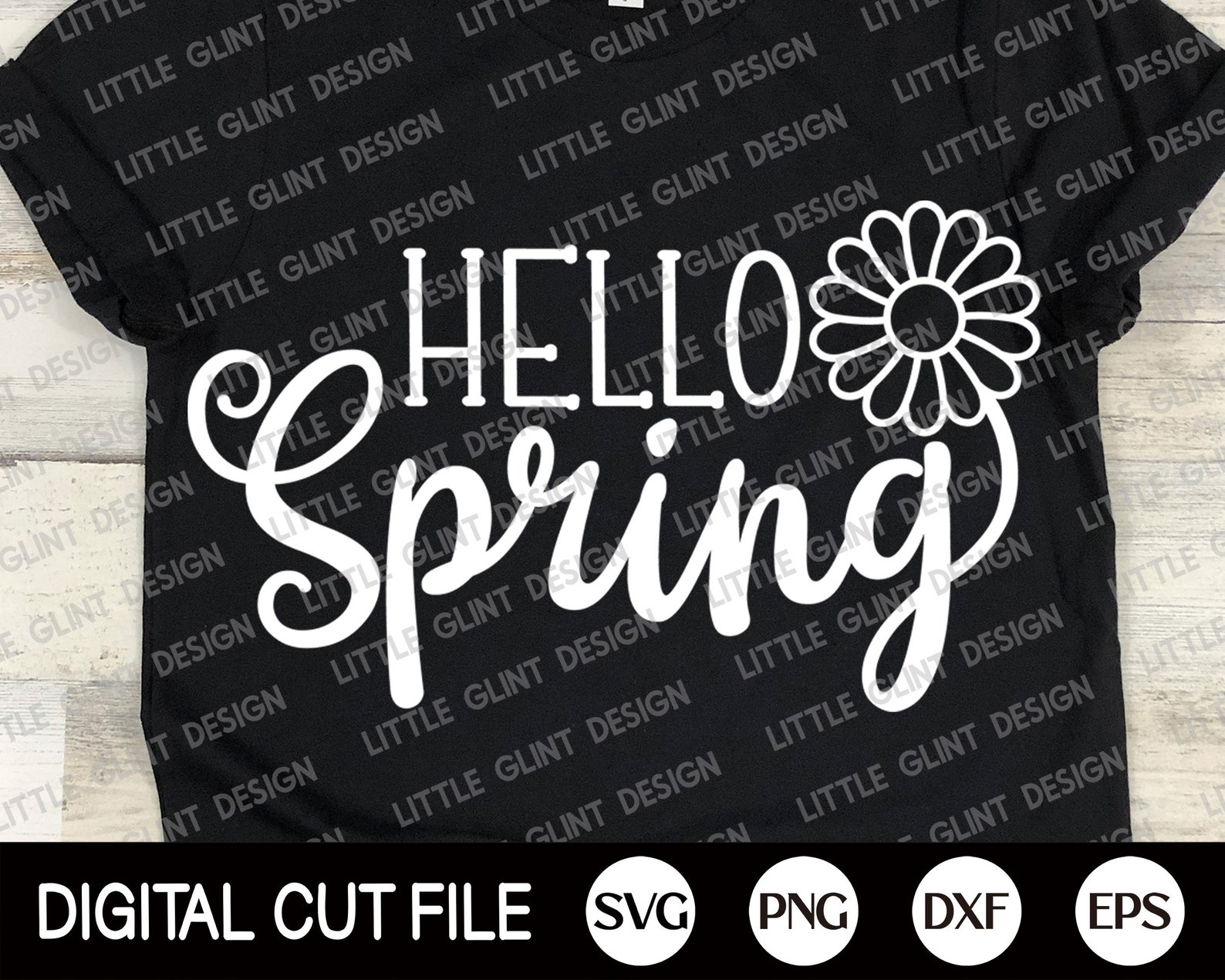 Hello Spring Svg Daisy Spring Svg Happy Spring Svg Flower - Etsy