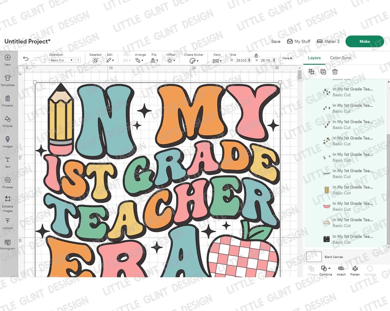 In My 1st Grade Teacher Era SVG PNG, Back to School Svg, Kindergarten ...