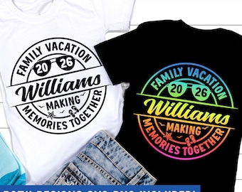 Family Vacation 2026 Making Memories Together SVG PNG, Family Trip Png, Summer Vacation Shirt Svg, Svg Files For Cricut