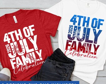 Family 4th Of July 2026 SVG PNG, American Family Shirt, Patriotic Png, Independence Day, Fourth Of July Family, Family Matching