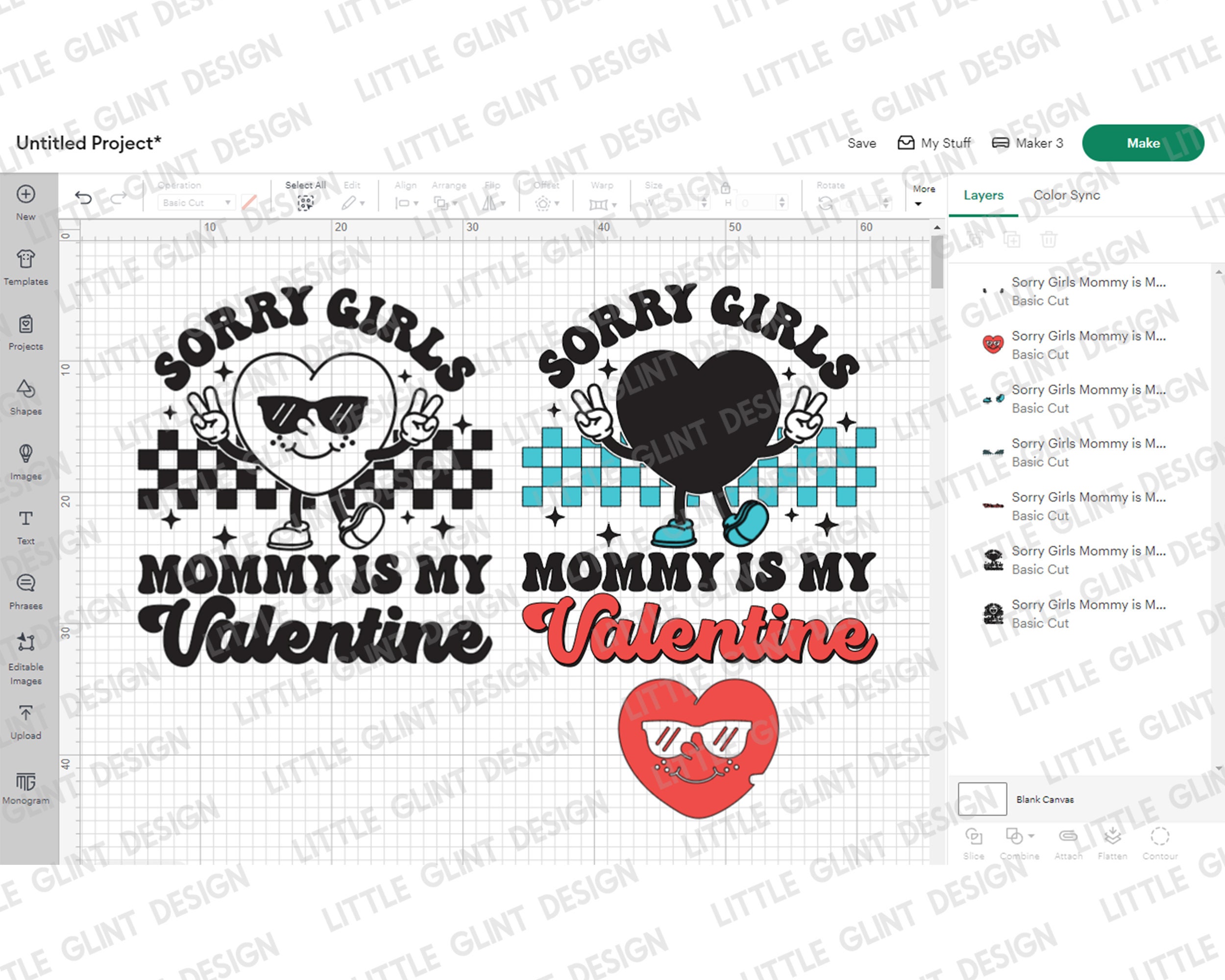 Sorry Boys Mommy is My Valentine SVG, Retro Valentine SVG, Heart Png ...