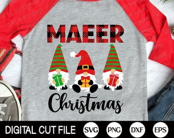 Christmas Gnome SVG, Merry Christmas Svg, Christmas SVG, Gnome Svg, Gnomes Png, Holiday Gnomies, Christmas Shirt Svg, Svg Files for Cricut