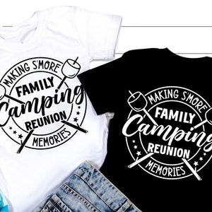 Reunión de camping familiar SVG, Camp Life SVG, Haciendo más recuerdos svg, camisa de camping familiar, archivos svg para cricut