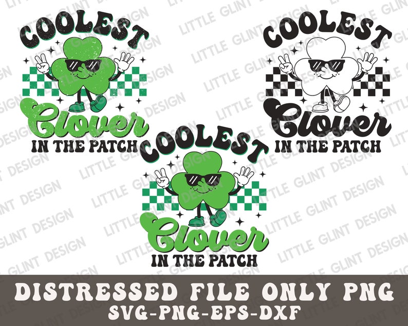 Coolest Clover in the Patch SVG, Boy St Patrick Day SVG, Shamrock Svg ...