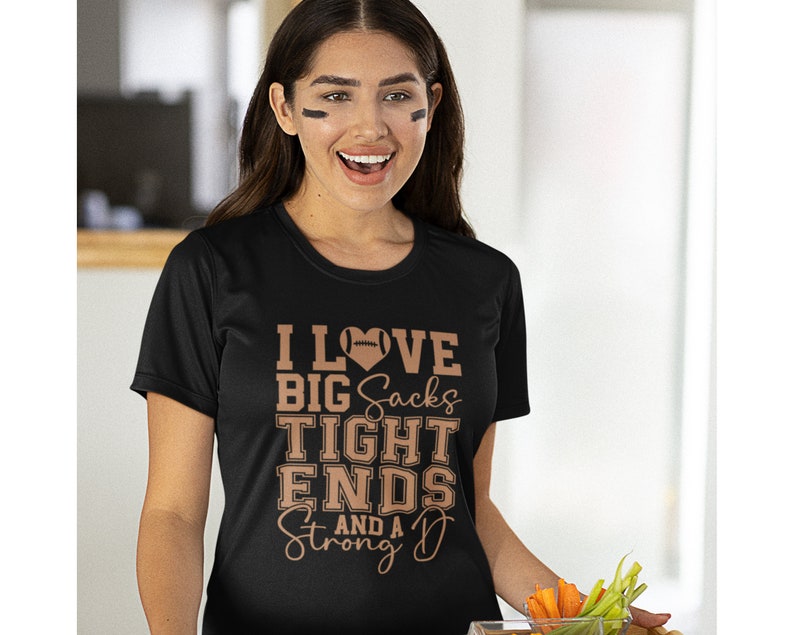 I Love Big Sacks Tight Ends and a Strong SVG Football Mom - Etsy