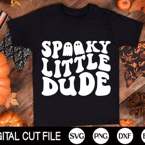 Spooky Little Dude SVG, Halloween Svg, Toddler Halloween SVG, Kids Fall Png, Boys Halloween T-Shirt, Png, Svg Files For Cricut image 2