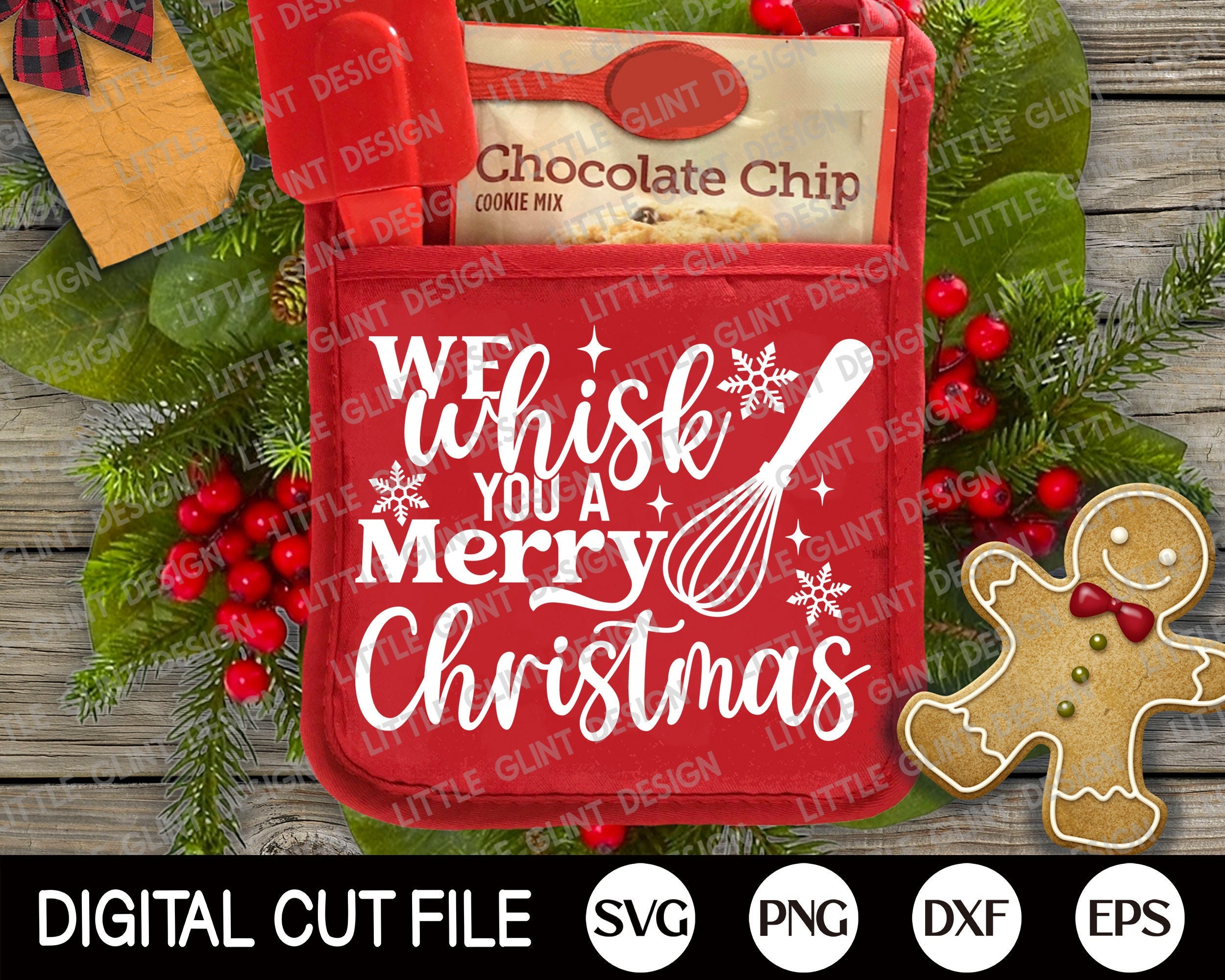 We Whisk You A Merry Christmas SVG Christmas Baking SVG | Etsy