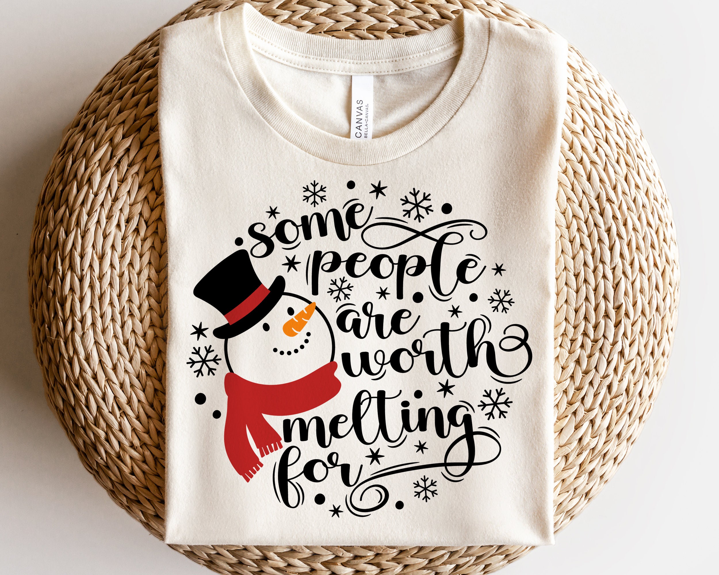 Some People Are Worth Melting for SVG, Christmas Svg, Snowman Svg ...