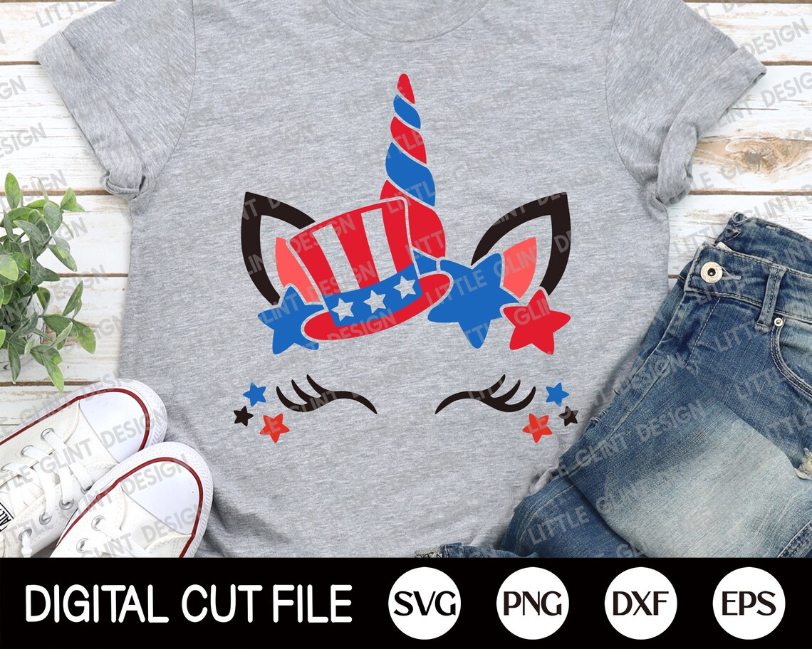 Free Free Unicorn 4Th Of July Svg 528 SVG PNG EPS DXF File