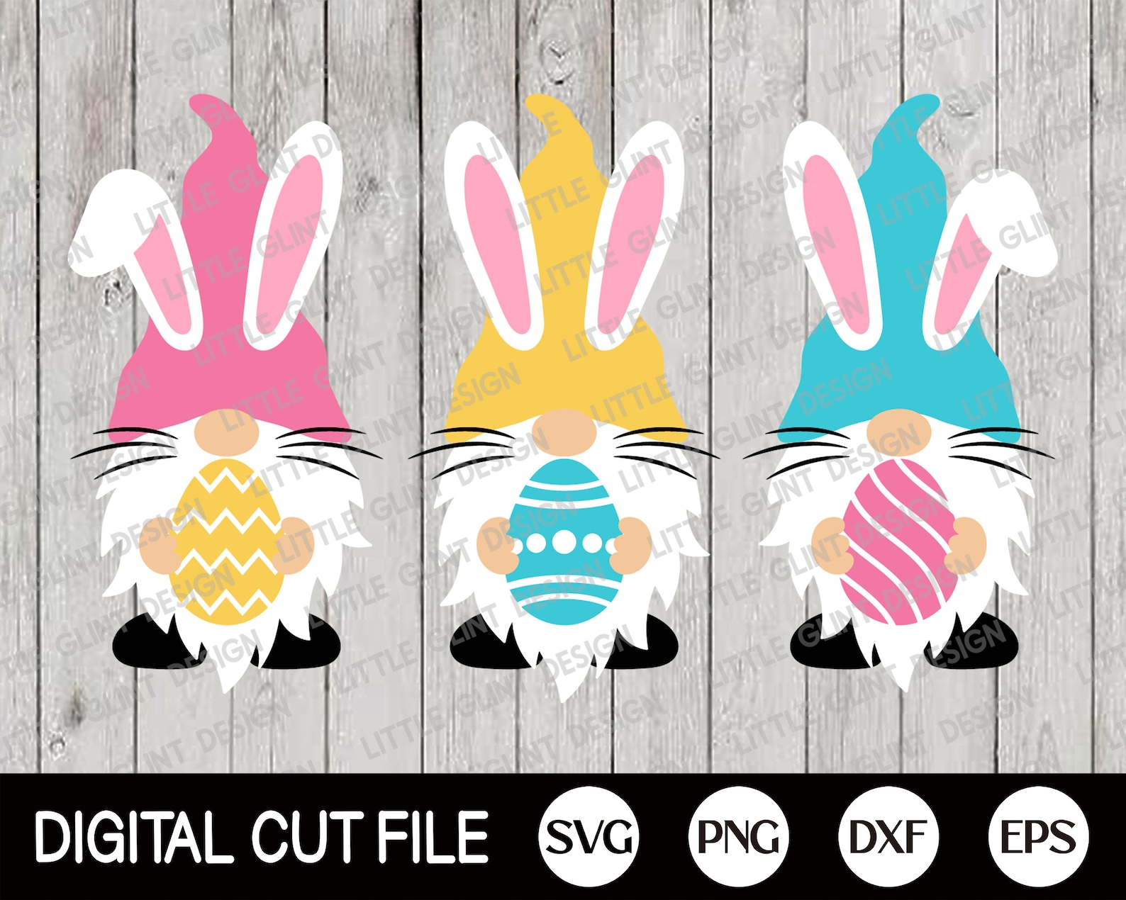 Bunny Gnome Svg Easter Svg Rabbit Gnome Png Easter Bunny - Etsy