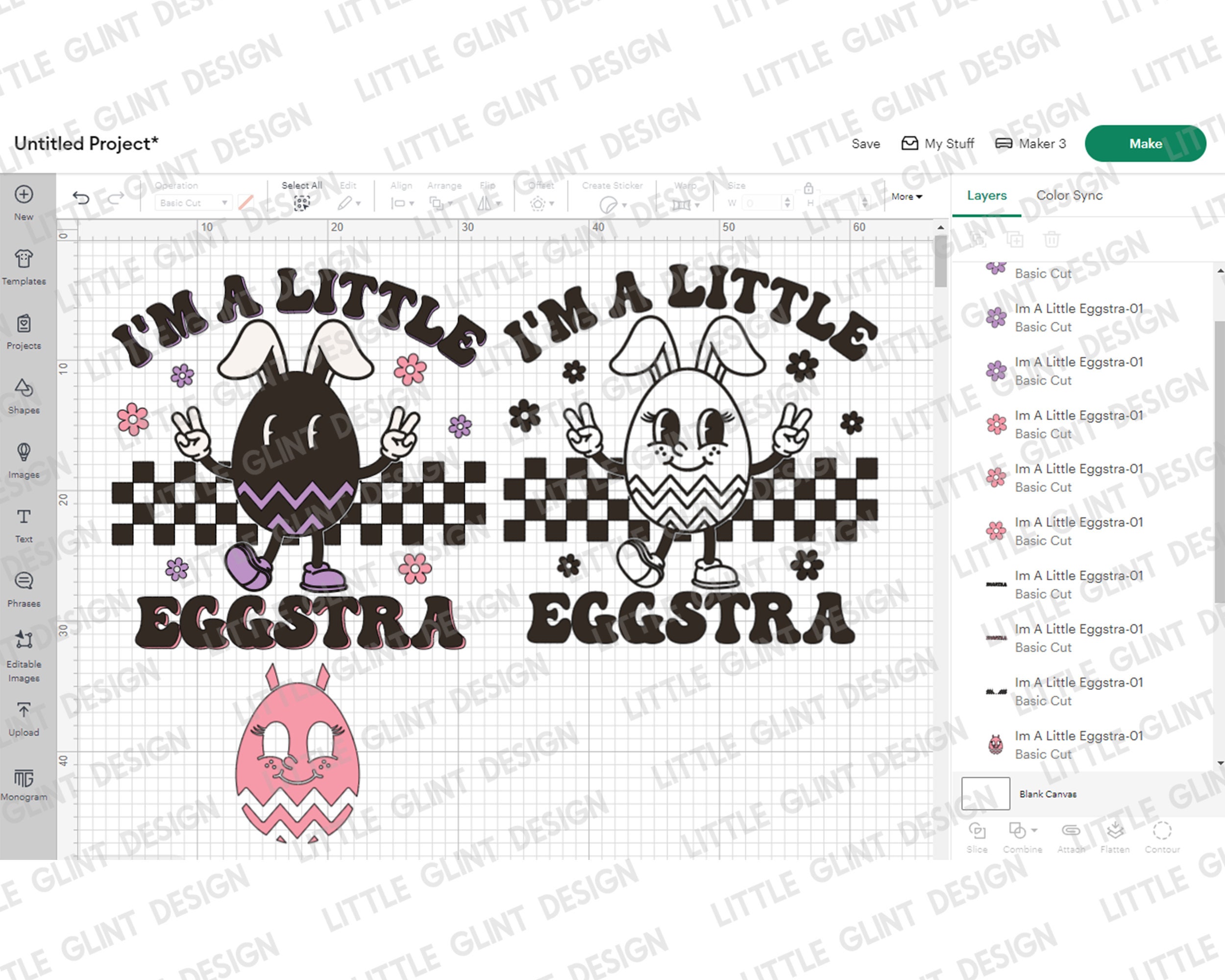 I'm A Little Eggstra SVG PNG, Retro Easter Svg, Easter Egg Png, Girl ...