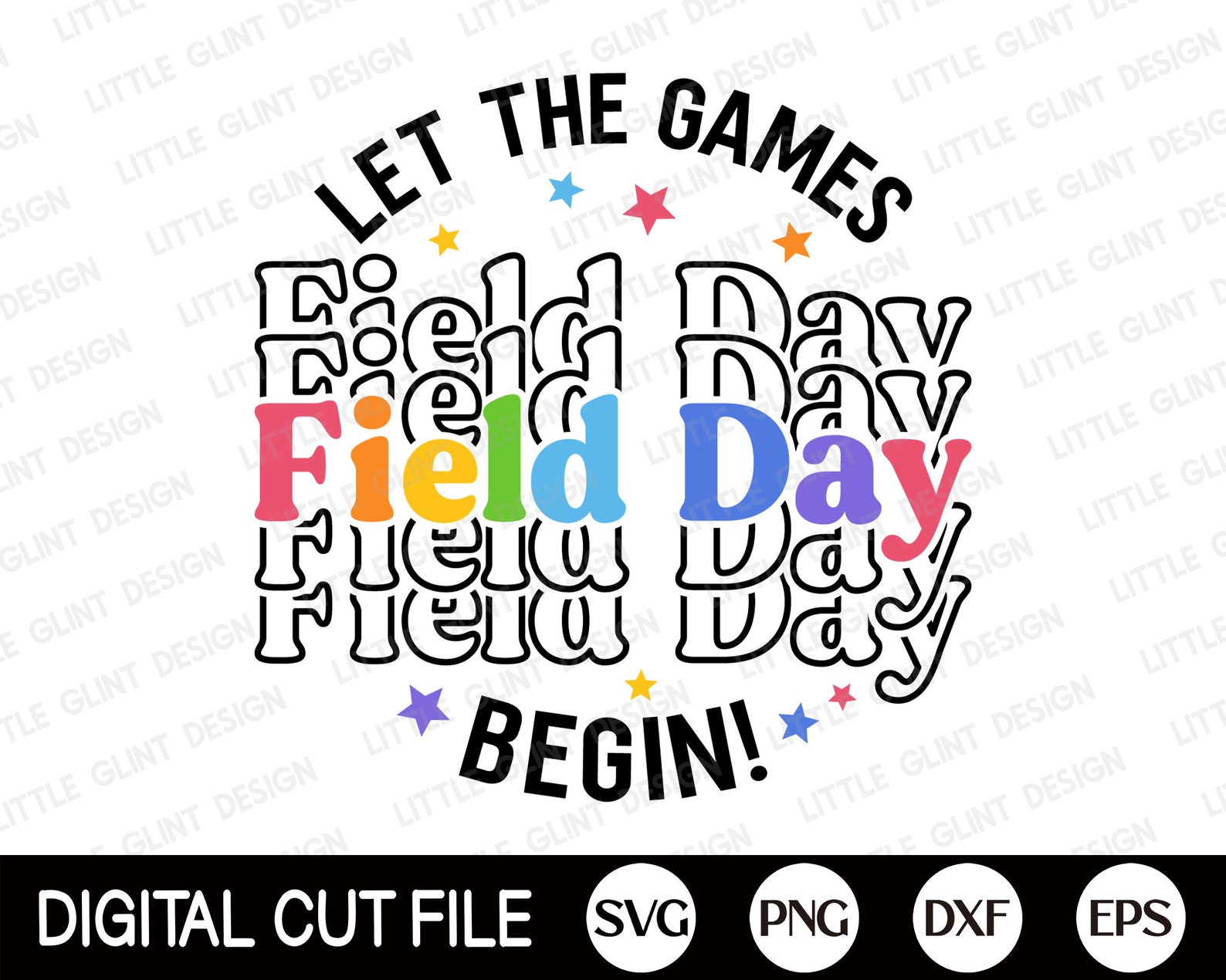 Field Day Let the Games Begin Svg Field Day Svg Last Day of Etsy