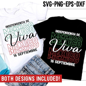 Mexico PNG SVG, Viva Mexico Svg, Glitter Png, Mexicaanse Independence Day Shirt, sublimatie Png, Svg-bestanden voor Cricut