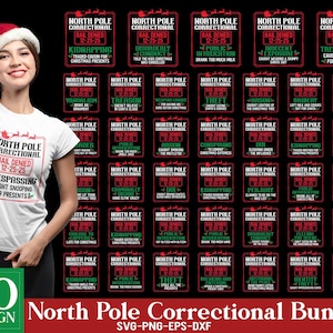 Weihnachtsfamilie 2025 SVG-Bundle, Nordpol-Korrektur PNG, Urlaub Png, Weihnachtsfamilie Passendes Shirt, SVG-Dateien für Cricut