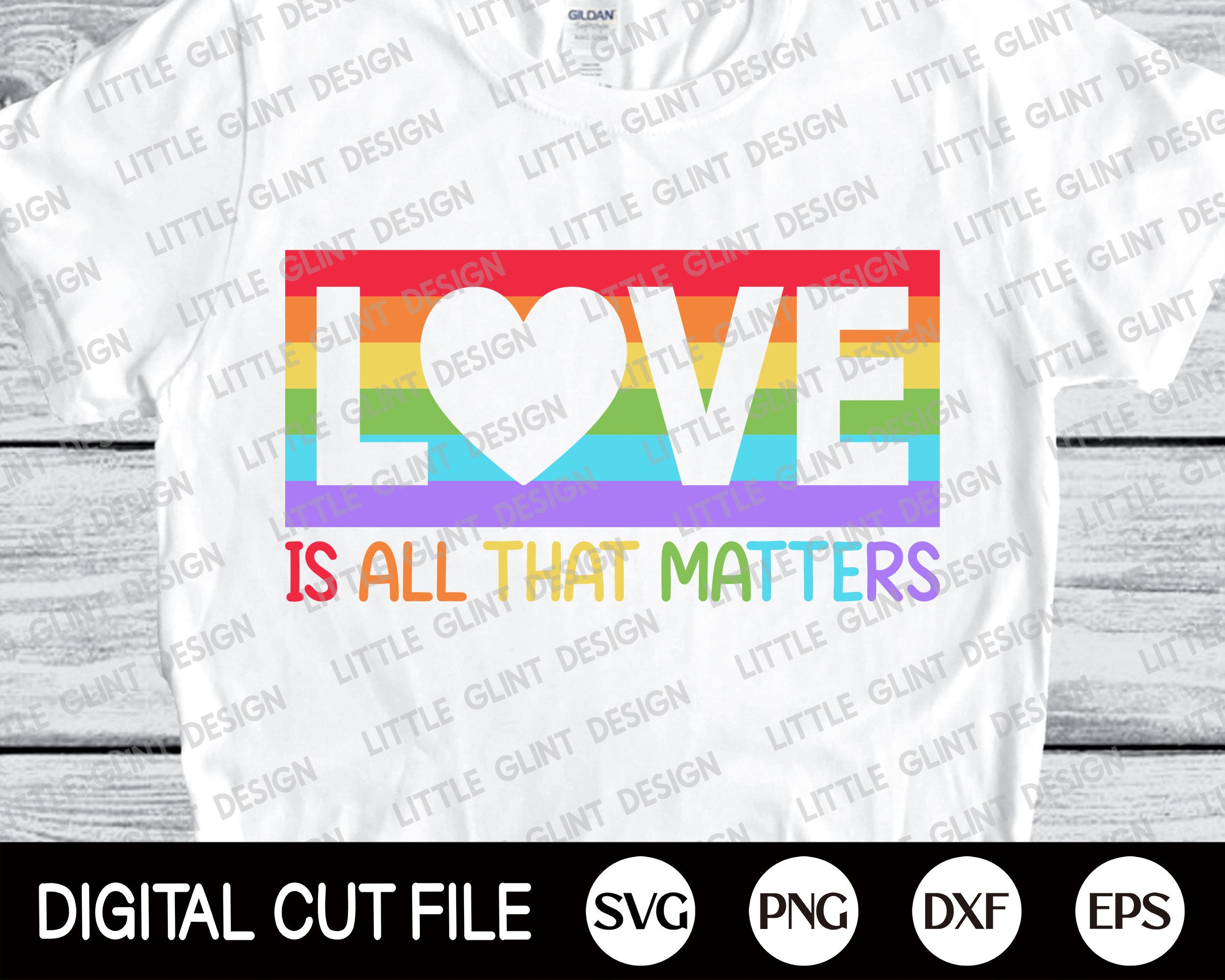 Gay Pride Svg Love Is All That Matters Svg Pride Svg | Etsy