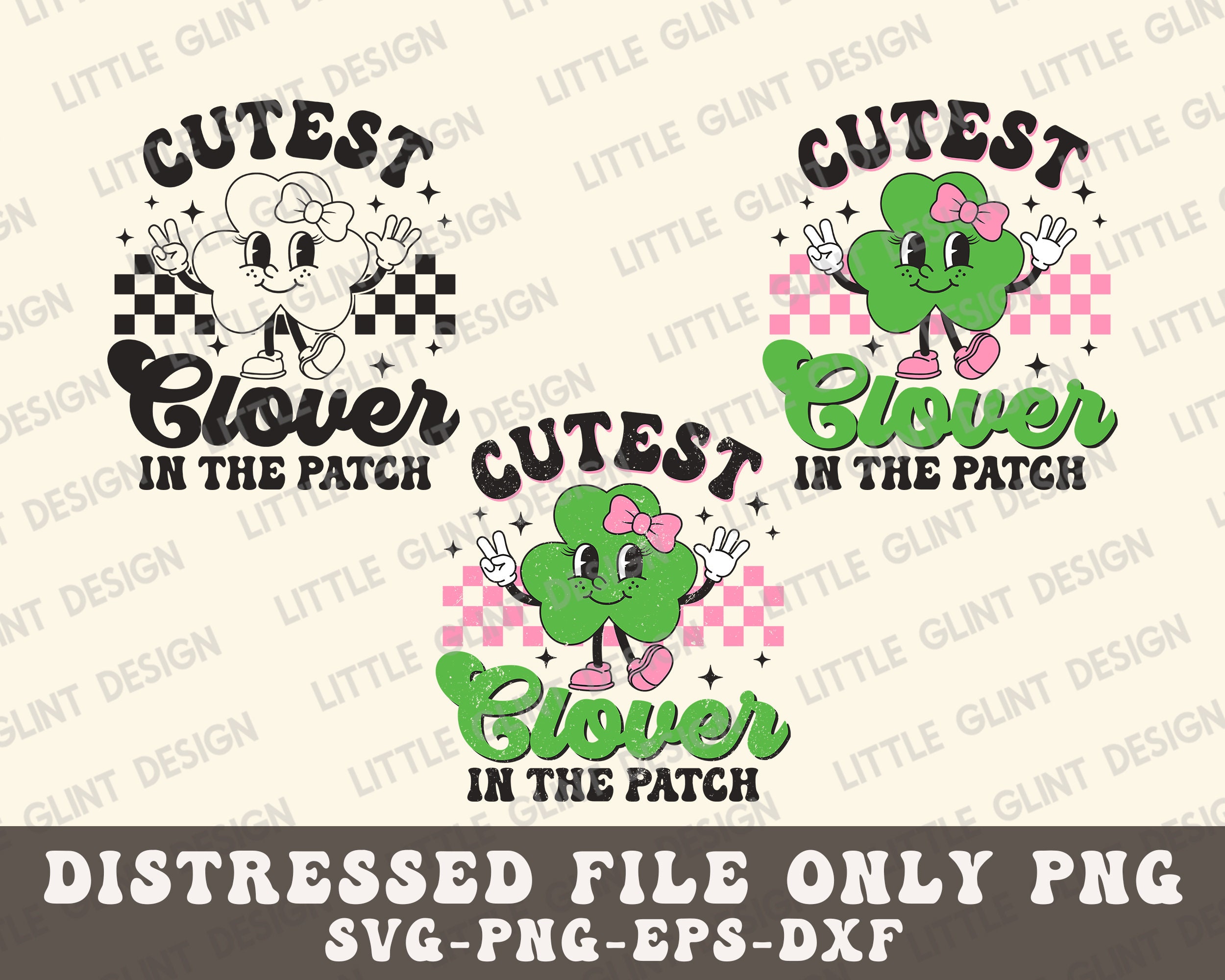 Cutest Clover in the Patch SVG, Girl St Patrick Day SVG, Shamrock Svg ...