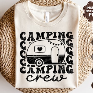 Camping Vibes SVG, Camper SVG, Family Camping Trip Svg, Vacation Quote Svg, Retro Camping Shirt, Svg Files For Cricut