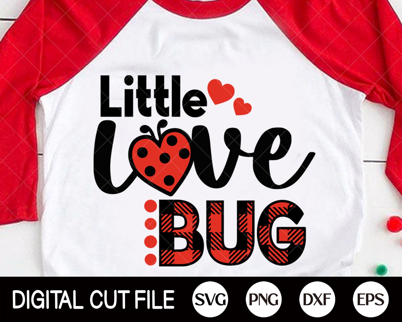Download Little Love Bug Svg Buffalo valentine Svg Valentines Day | Etsy