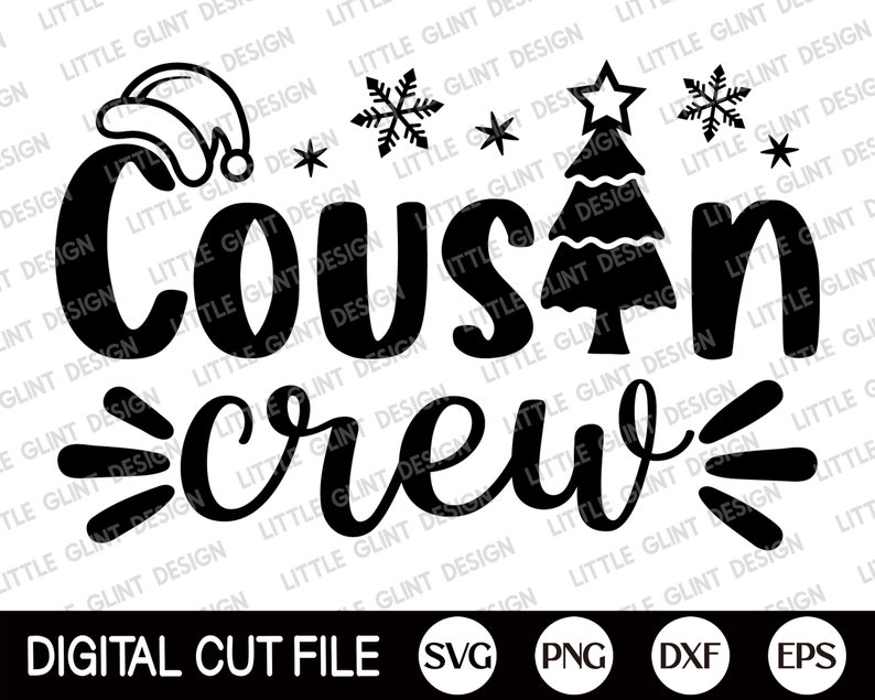 Christmas Cousin Crew SVG Family Christmas SVG Christmas - Etsy