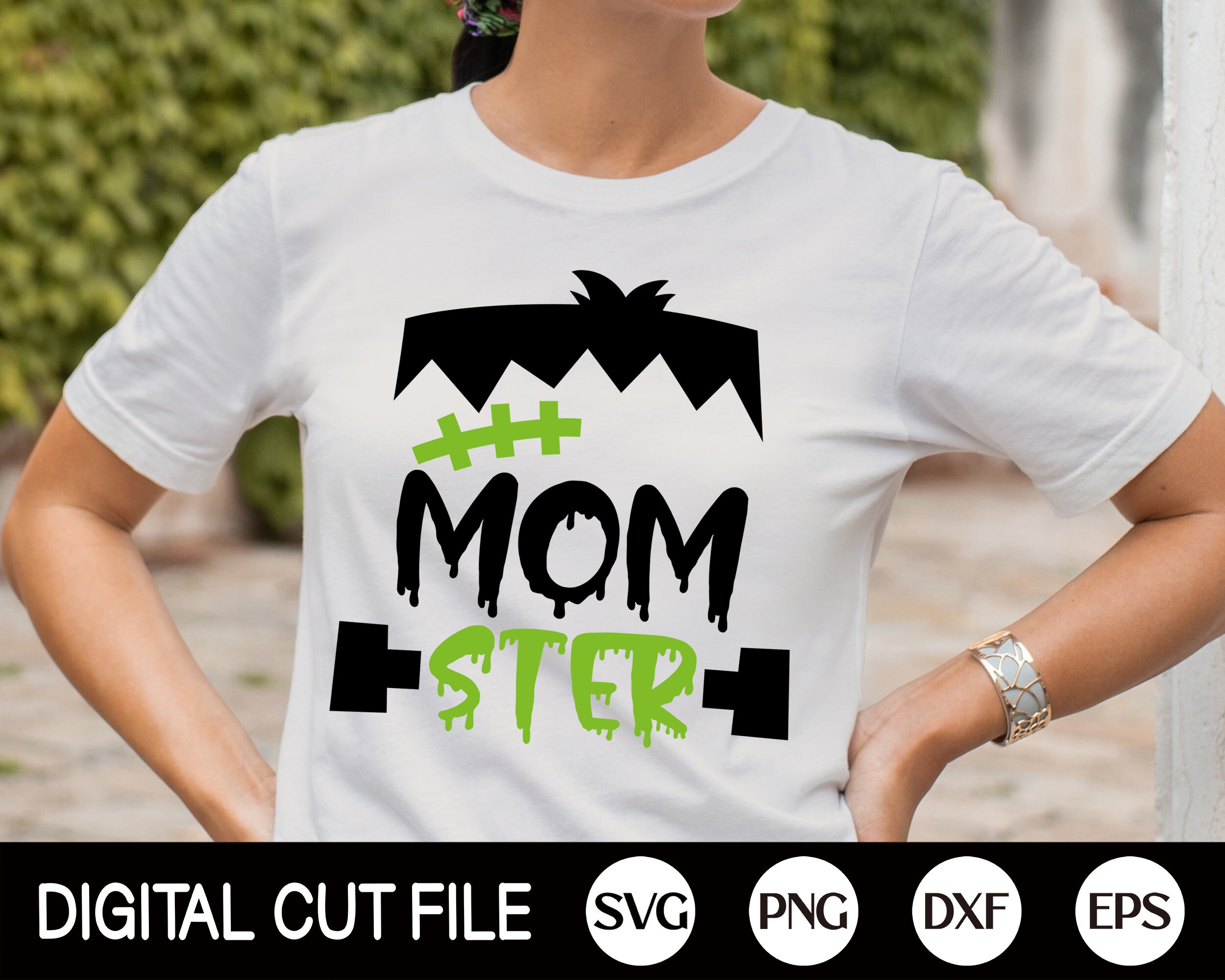 frankenstein svg momster svg mom halloween shirt svg halloween svg