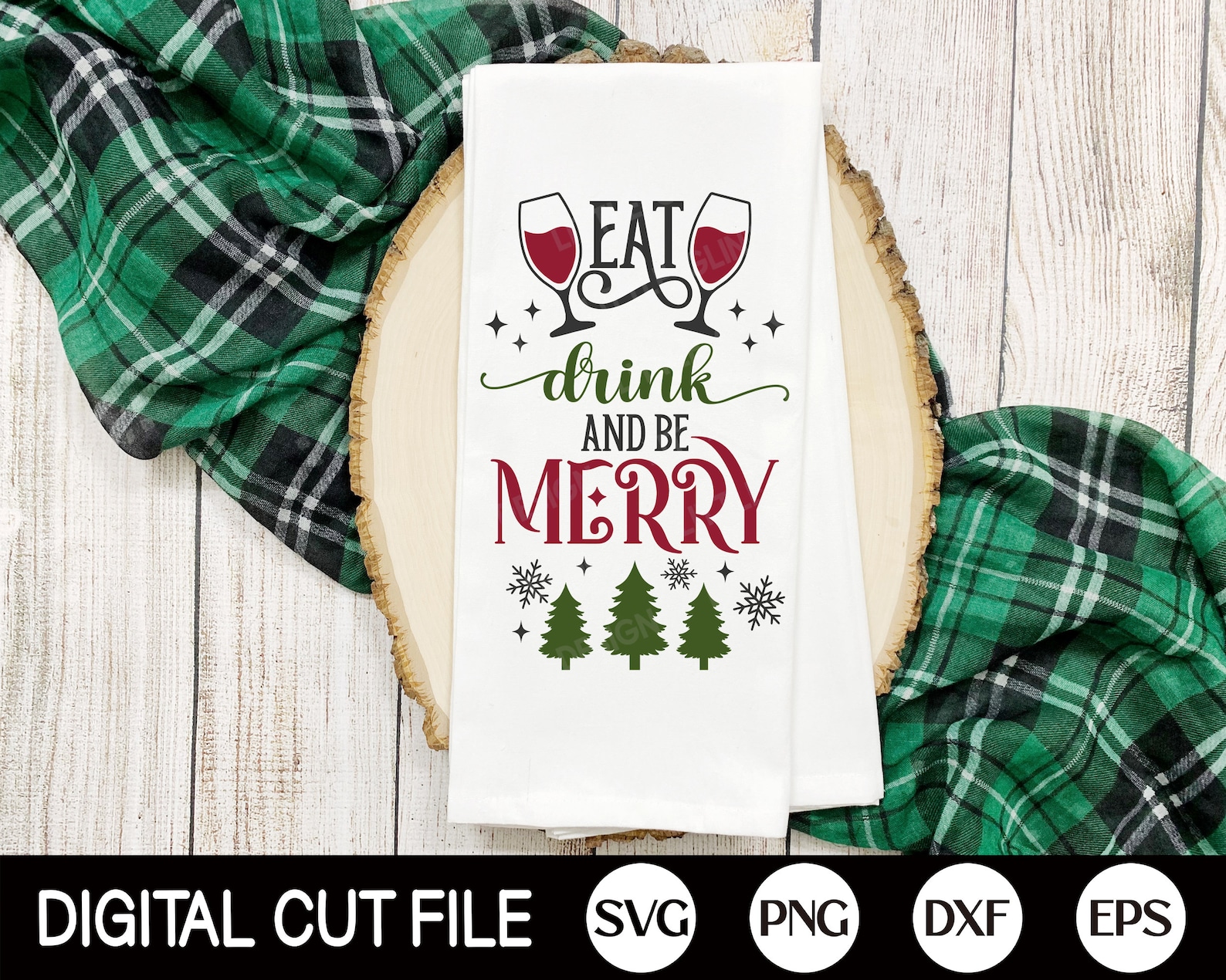 Christmas Kitchen Towels Svg Bundle Christmas Baking SVG Etsy