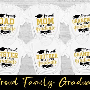 Proud Senior Family Bundle 2025 SVG, Graduation SVG, Class of 2025, Proud Senior 2025 Shirt, PNG, Svg Files for Cricut