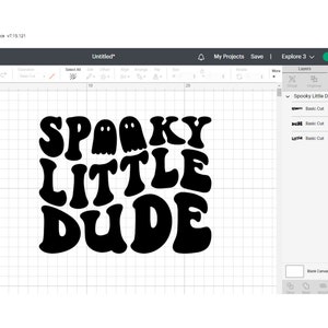Spooky Little Dude SVG, Halloween Svg, Toddler Halloween SVG, Kids Fall Png, Boys Halloween T-Shirt, Png, Svg Files For Cricut image 6